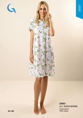 CAMICIA NOTTE M/M DONNA Z55037 Tellini S.R.L. Großhandelskleidung